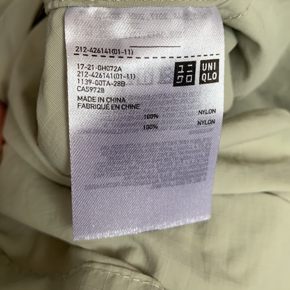 NWOT Uniqlo Stand Collar A (Light Green) Line Coat Size Small - Picture 7 of 9